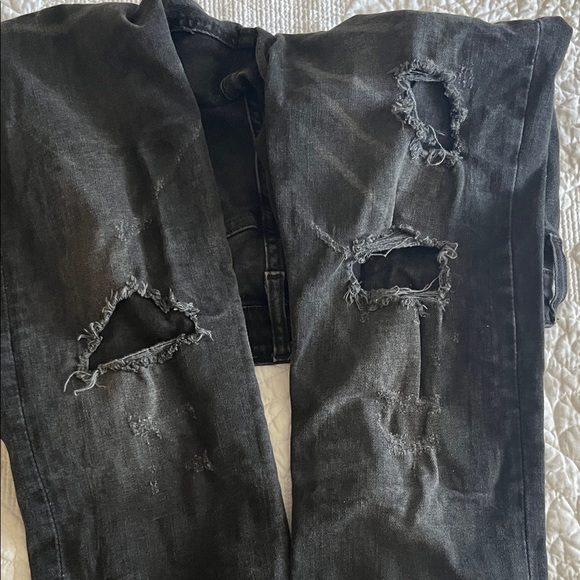 Express Black Ripped Denim - Picture 3 of 4